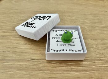 I Love You Gift, Frog Gift, Keepsake Gift, Novelty Gift, 6 of 7