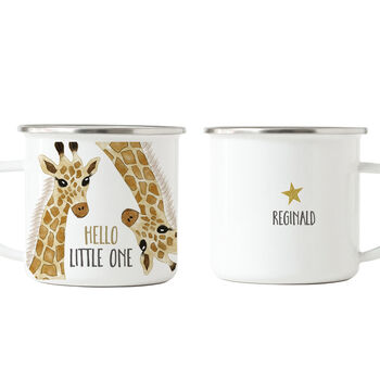 Hello Little One Giraff Personalised Mug, 4 of 5