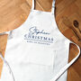 Personalised Family Christmas Aprons Christmas Cooking Gift, thumbnail 2 of 4