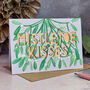 Papercut 'Mistletoe Kisses' Botanical Christmas Card, thumbnail 1 of 7