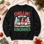 Kids Chillin’ With My Gnomies Christmas Jumper, thumbnail 2 of 7