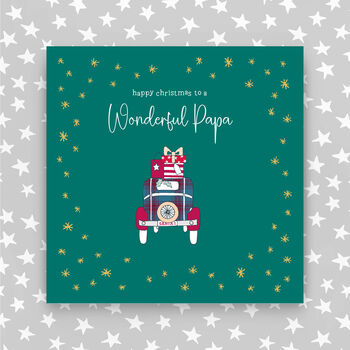 Happy Christmas Wonderful Grandpa/Grandad/Papa Card, 3 of 5