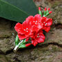 Gladioli Flower Brooch, thumbnail 1 of 5