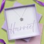 Sterling Silver Lotus Necklace With Personalised Box, thumbnail 1 of 2