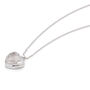 Floating Heart Memory Locket Sterling Silver, thumbnail 2 of 8