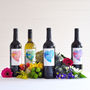 Personalised Watercolour Heart Premium Wine Bottle, thumbnail 4 of 8