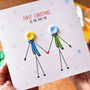 Personalised First Christmas Mr And Mr Couple Card, thumbnail 3 of 3