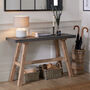 Burford Reclaimed Wood Console Table, thumbnail 1 of 3