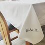 Personalised Premium Cotton Hotel Grade Table Cloth, thumbnail 1 of 10