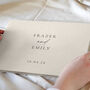 Modern Personalised Wedding Guest Book, thumbnail 1 of 4