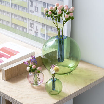 Medium Bubble Glass Vase, 6 of 8