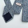 Liberty Of London Necktie Handmade In Shades Of Blue, thumbnail 3 of 11