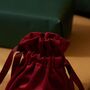 Personalised Small Velvet Gift Bag, thumbnail 2 of 3