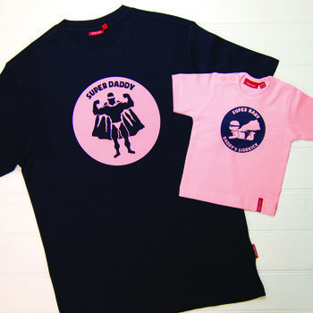 Personalised Dad And Child Superhero T Shirt Set, 5 of 12