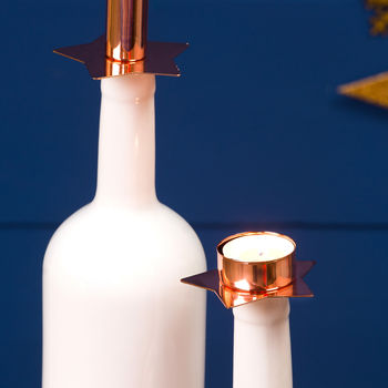 Christmas Candles And Star Candle Holders, 5 of 5