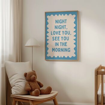 Night Night Love You | Art Print, 2 of 10