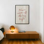 Please Turn Off The Big Light Bedroom Wall Art Print, thumbnail 7 of 10