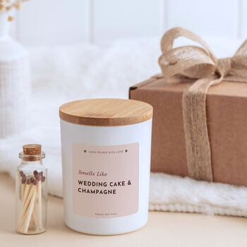Wedding Cake And Champagne Candle Gift, 4 of 6
