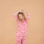 Indian Cotton Cherry Blossom Print Pyjama Set, thumbnail 1 of 4