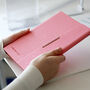 Pink Audacious Refillable A5 Binder Notebook Six Holes, thumbnail 1 of 5