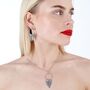 Egyptian Temple Earrings, thumbnail 5 of 5