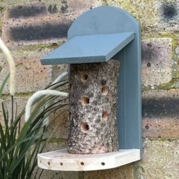 Solitary Bee Log Cabin, Bee Hotel. Can Be Personalised, 2 of 3