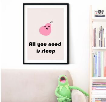All You Need Is Sleep Blob Print, 2 of 6