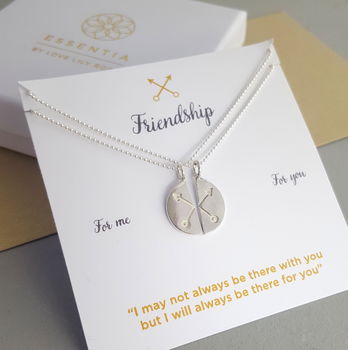 Crossed Arrows Friendship Necklace Gift Set, 4 of 9