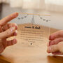 Personalised Acrylic Plaque Gift For Mum And Dad, thumbnail 1 of 3