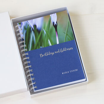 Personalised Floral Birthday And Address Book, 2 of 5