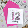 Leopard Love 12th Birthday Card, thumbnail 1 of 3