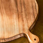 Personalised Large Round Teak Chopping/Serving Board, thumbnail 8 of 8