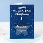 First Christmas Personalised Decoration Keepsake Card, thumbnail 1 of 2