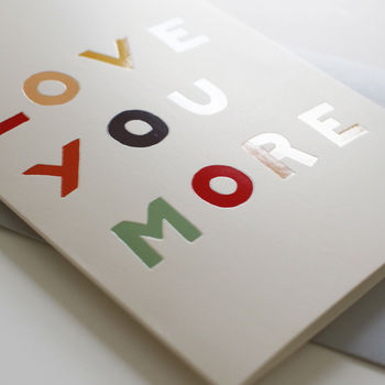 Love You More Anniversary Card, 4 of 5