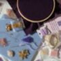 Limited Edition Beaded Embroidery Kit In Purple, thumbnail 9 of 11