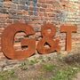 Giant Metal Letters Home And Garden Statement Pieces, thumbnail 7 of 7
