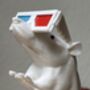 Banksy's Rat With 3D Glasses 3D Model, thumbnail 1 of 8