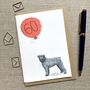 Personalised Bouvier Des Flandres Birthday Card, thumbnail 1 of 5