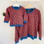 Polka Dot Matching Jumpers For Mum And Baby, thumbnail 1 of 4