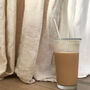 Iced Coffee Glass With Lid And Straw Taller, thumbnail 2 of 3
