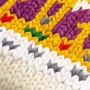Elizabeth Crown Cushion Cover Knitting Kit, thumbnail 2 of 7