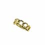 Chunky Chain Signet Rings, Gold Vermeil 925 Silver, thumbnail 5 of 10
