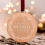 Personalised Memorial Christmas Wooden Decoration, thumbnail 1 of 3