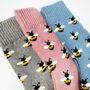 Cosy Bee Socks, Warm Socks, Walking Socks, thumbnail 5 of 7