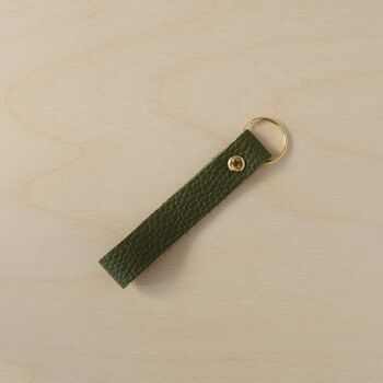 Personalised Leather Loop Keyring The Meadow Collection, 5 of 10