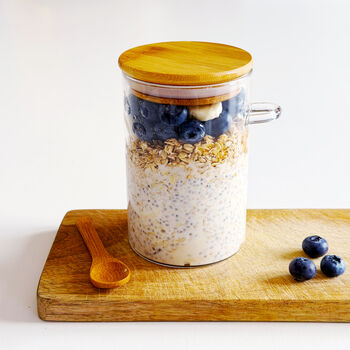 Glass Jar With Bamboo Lid And Spoon, 10 of 12