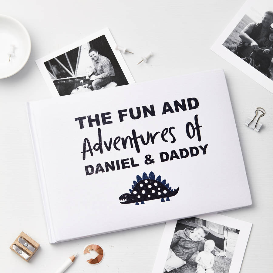 Child's Personalised Dinosaur Adventure Photo Album By TillieMint