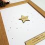 Children Silver Star Personalised Print, thumbnail 2 of 2