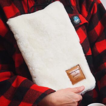 Personalised Sheepskin Hot Water Bottle Cover, 12 of 12