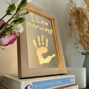Illuminated Frame With Child's Drawing, 4 of 9